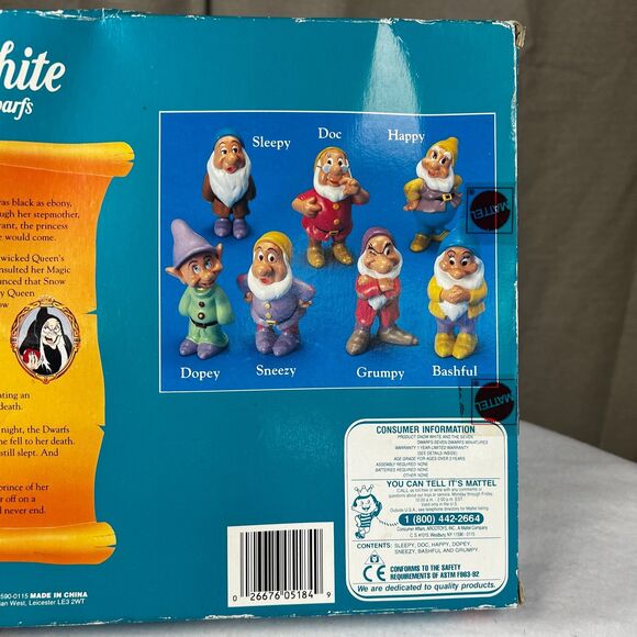 Disney’sSnow White & the Seven Dwarfs plastic figurine collectibles unopened box - Picture 6 of 8